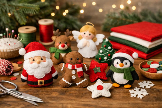 Feutrine de Noël : 8 créations à coudre