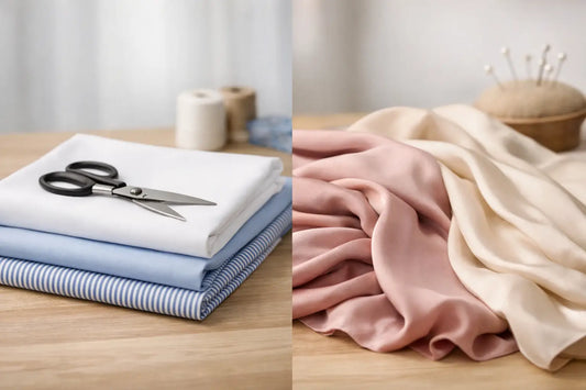 Popeline coton contre viscose, que choisir ?