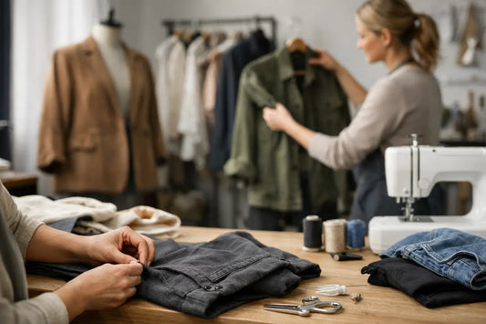 Atelier réparation ou remplacement de vêtement