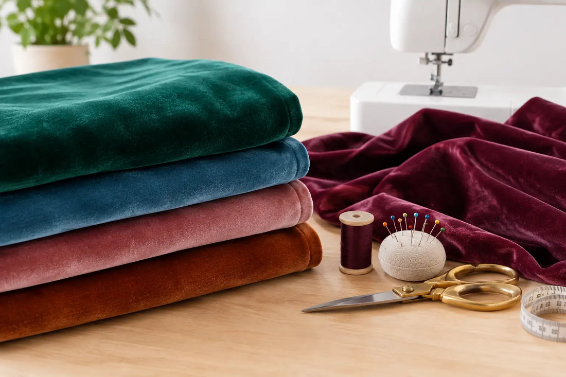 Tissu velours : bien le choisir et le coudre