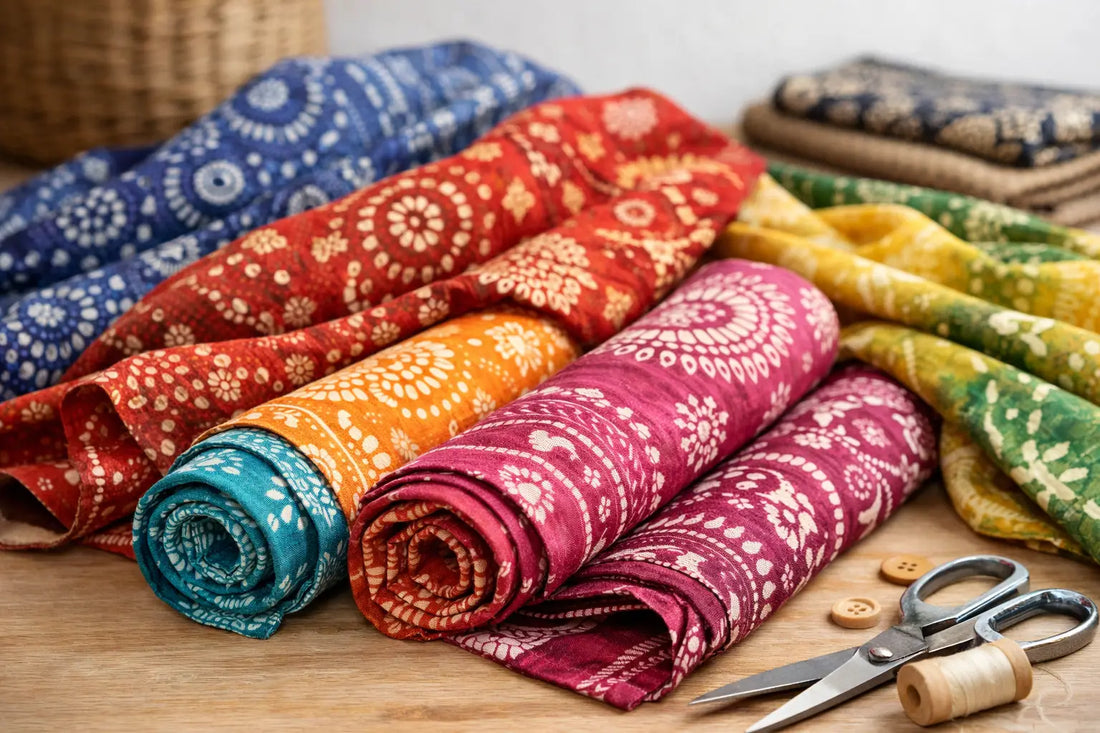 Tissu batik indien au mètre - bien le choisir