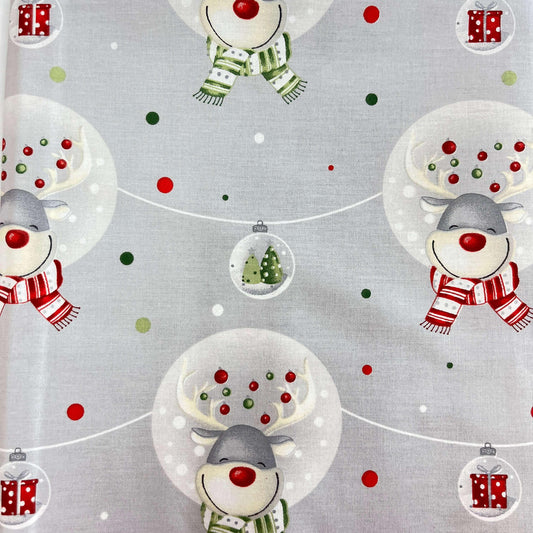 Le Coupon 120x100 Mytissus® - Rennes Fond Gris - MYTISSUS