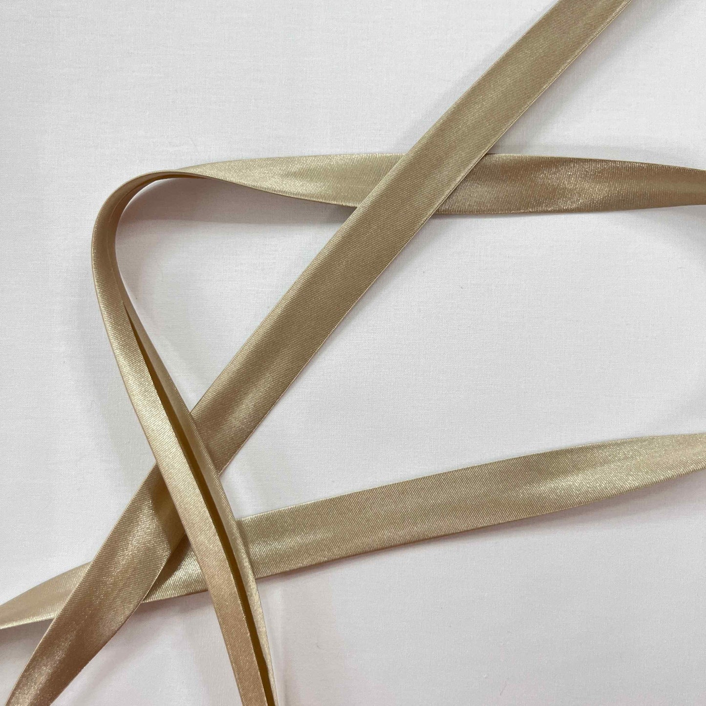 Biais Satin Brillant 20mm - Qualité Couture Professionnelle - Au Mètre-BIAIS-MYTISSUS-Beige-MYTISSUS