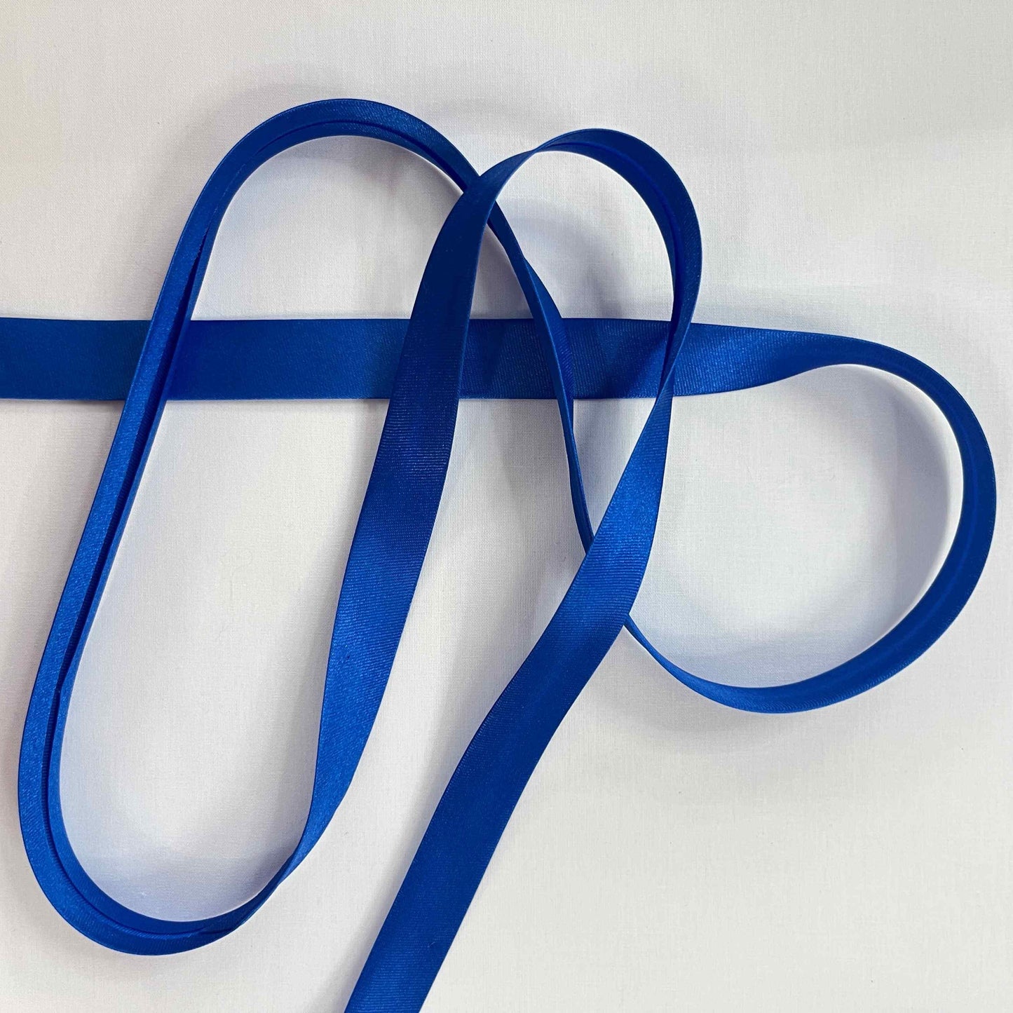 Biais Satin Brillant 20mm - Qualité Couture Professionnelle - Au Mètre-BIAIS-MYTISSUS-Bleu Roi-MYTISSUS