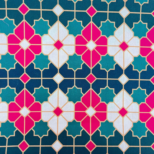 Le Coupon 120x100 Mytissus® - Noël Retro Céramique - MYTISSUS