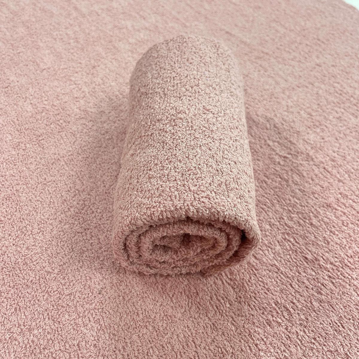 Éponge 100 % Coton - Carré 80x80 Vieux Rose pour Déco et Mode - Boutique MyTissus Marckolsheim Alsace