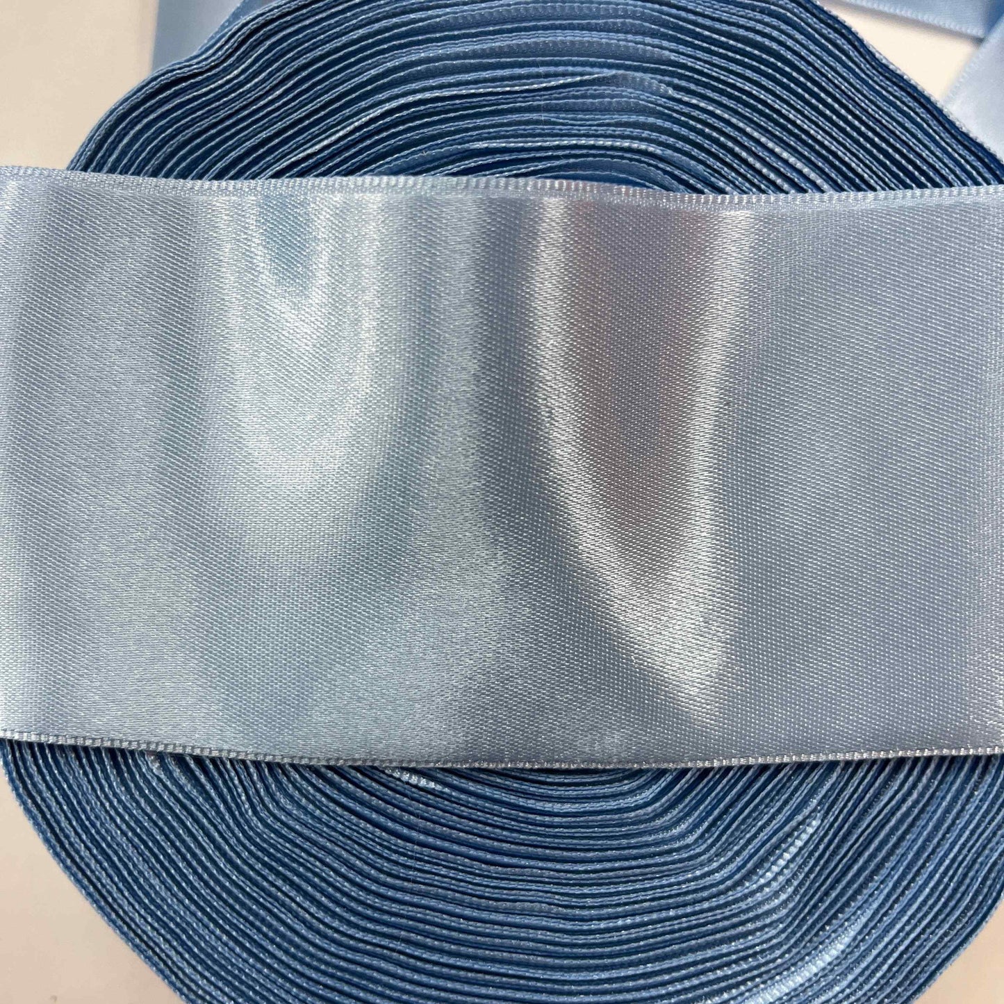 Grand Ruban Satin Couture Pro - Largeur 60mm (6cm) - Haute Résistance & Anti-Effilochage-Ruban-MYTISSUS-Bleu Ciel-MYTISSUS