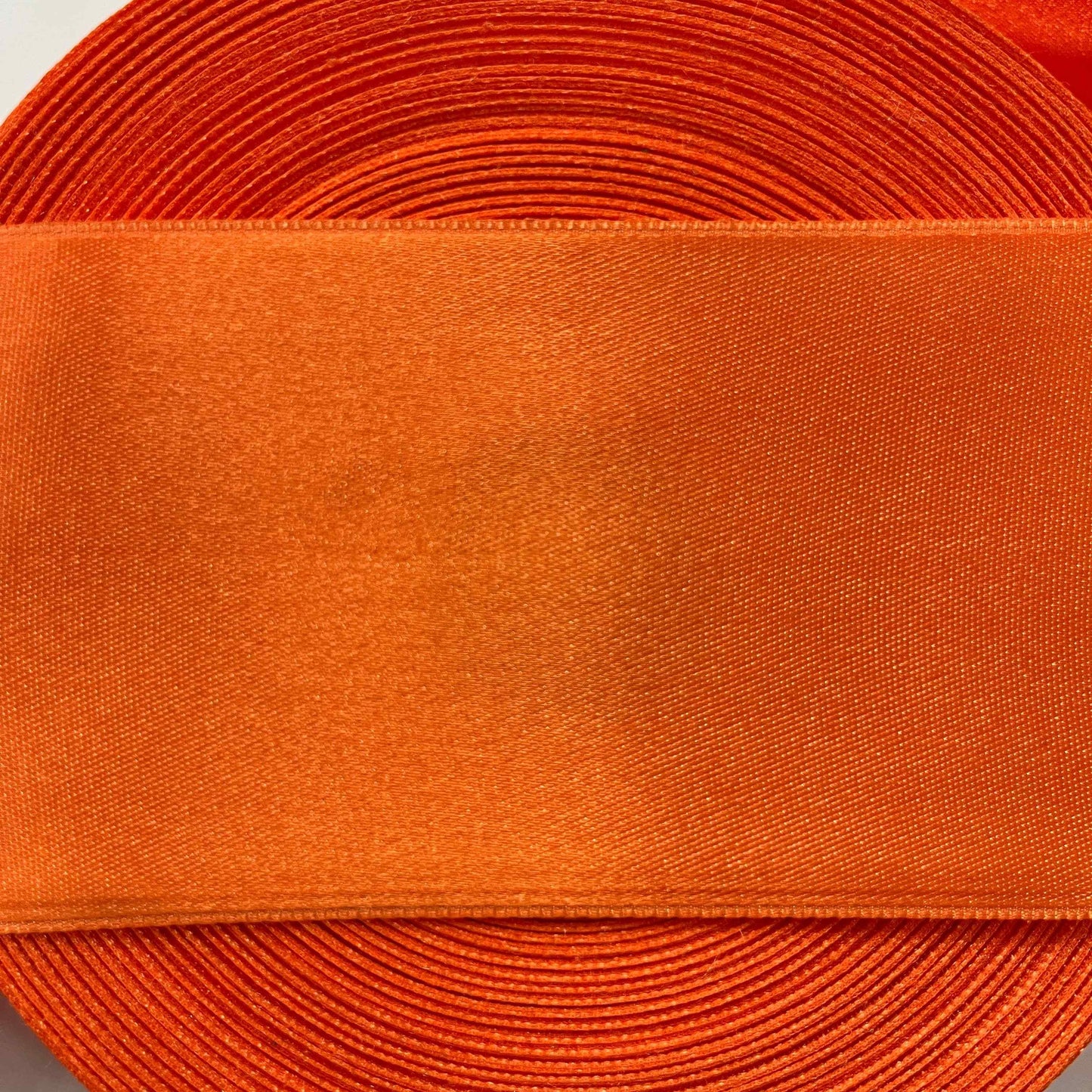 Grand Ruban Satin Couture Pro - Largeur 60mm (6cm) - Haute Résistance & Anti-Effilochage-Ruban-MYTISSUS-Orange-MYTISSUS