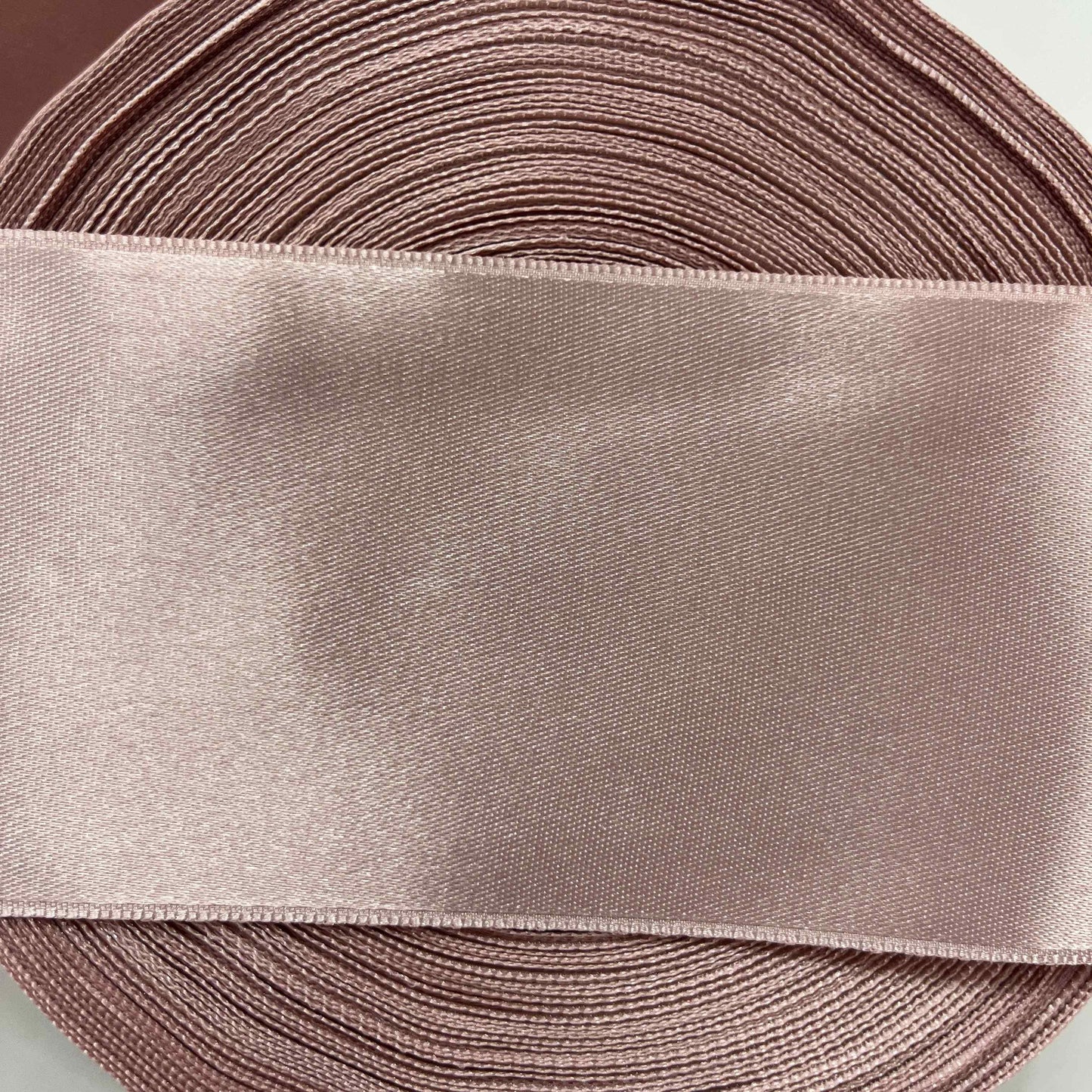 Grand Ruban Satin Couture Pro - Largeur 60mm (6cm) - Haute Résistance & Anti-Effilochage-Ruban-MYTISSUS-Vieux Rose-MYTISSUS