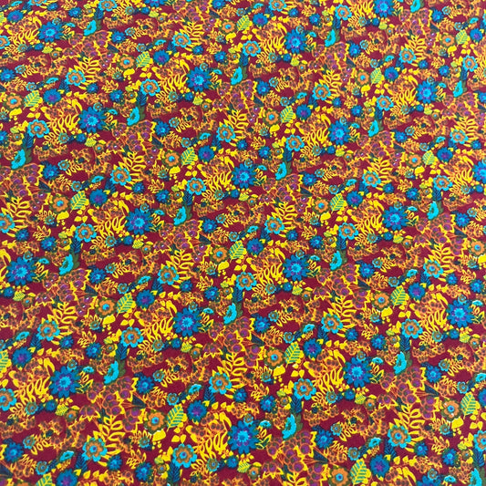 Mytissus Budget - Tissu Fleuri Style Liberty Automne