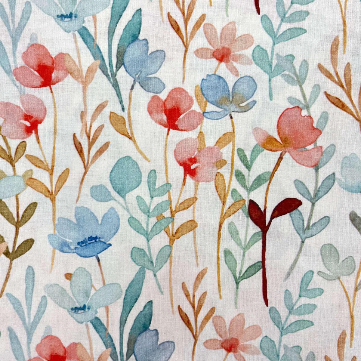 Coupon 100 % Coton 1m x 1m20 - Aquarelle - 7,77 €-Boutique MyTissus Marckolsheim Alsace