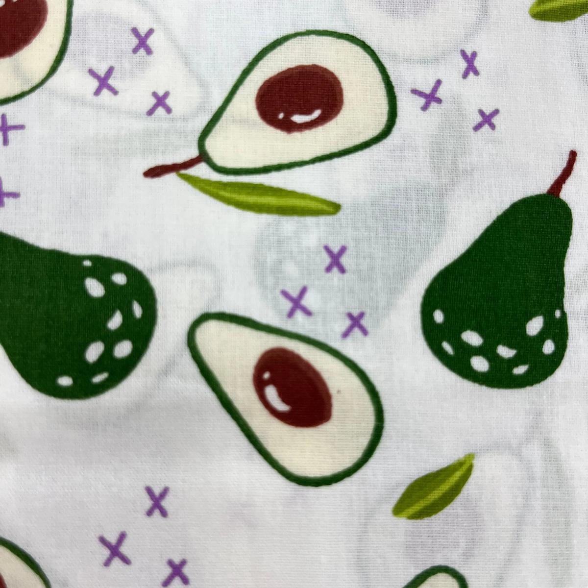 Coupon 100 % Coton 1m x 1m20 - Avocats - 7,77 €-Boutique MyTissus Marckolsheim Alsace