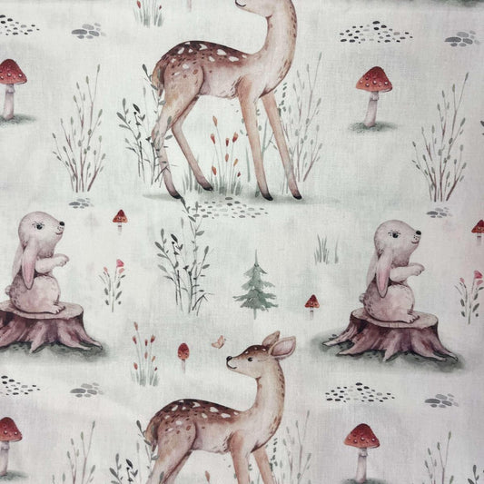 Coupon 100 % Coton 1m x 1m20 - Style Bambi - 7,77 €-Boutique MyTissus Marckolsheim Alsace