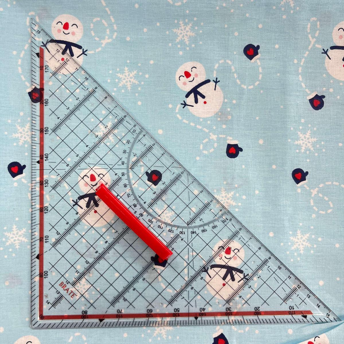 Coupon 100 % Coton 1m x 1m20 - Bonhomme de Neige - 7,77 €-Boutique MyTissus Marckolsheim Alsace