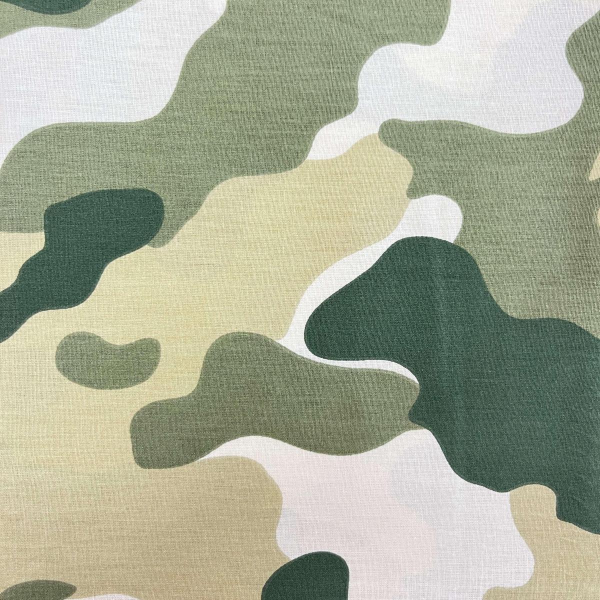Coupon 100 % Coton 1m x 1m20 - Camouflage Militaire Vert - 7,77 €-Boutique MyTissus Marckolsheim Alsace