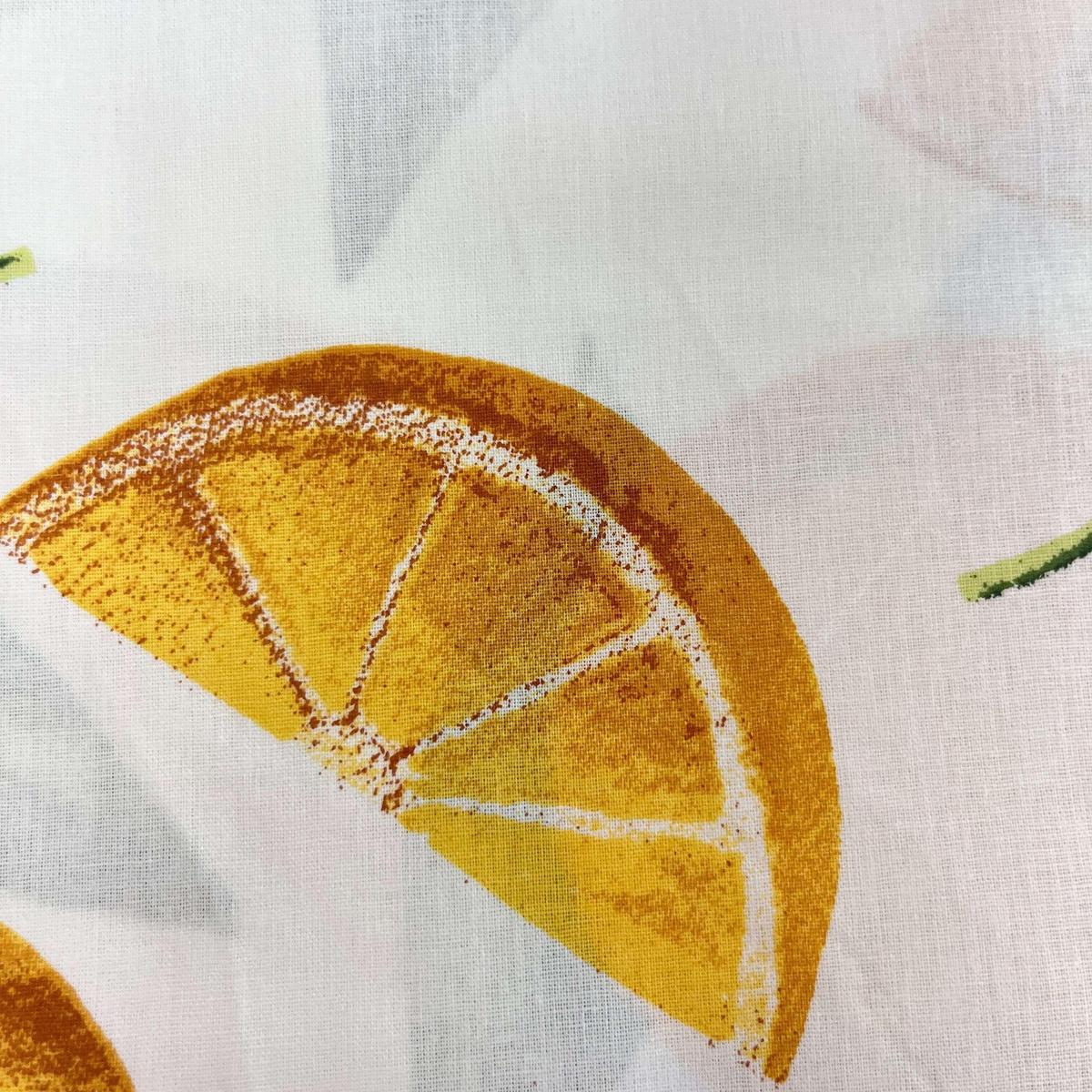 Coupon 100 % Coton 1m x 1m20 - Citrons - 7,77 €-Boutique MyTissus Marckolsheim Alsace