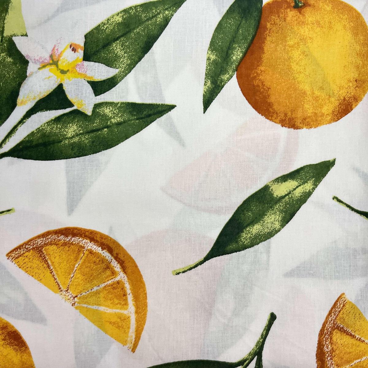 Coupon 100 % Coton 1m x 1m20 - Citrons - 7,77 €-Boutique MyTissus Marckolsheim Alsace