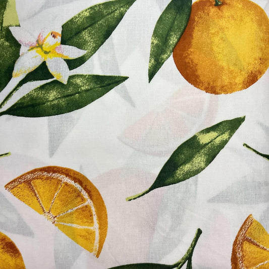 Le Coupon 120x100 Mytissus® - Citrons pour Déco et Mode - Boutique MyTissus Marckolsheim Alsace
