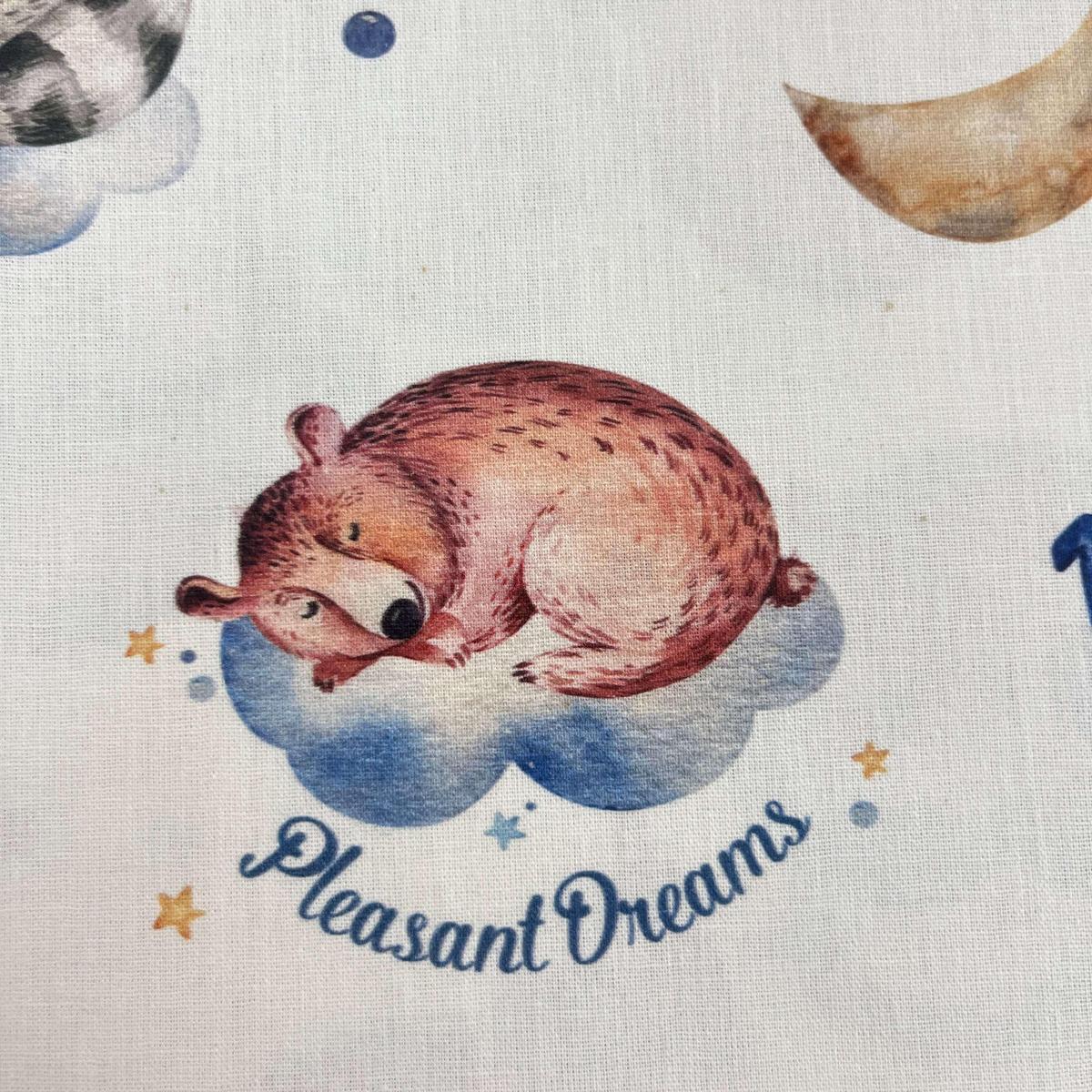 Coupon 100 % Coton 1m x 1m20 - Bonne Nuit - 7,77 €-Boutique MyTissus Marckolsheim Alsace