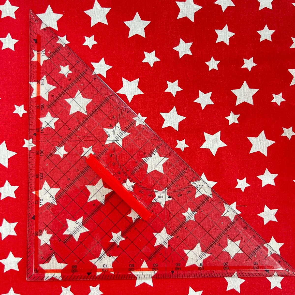 Coupon 100 % Coton 1m x 1m20 - Etoiles - 7,77 €-Boutique MyTissus Marckolsheim Alsace