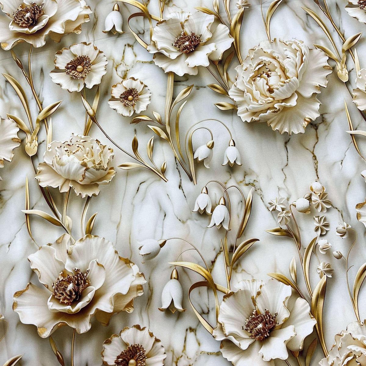 Coupon 100 % Coton 1m x 1m20 - Roses Style Céramique - 7,77 €-Boutique MyTissus Marckolsheim Alsace