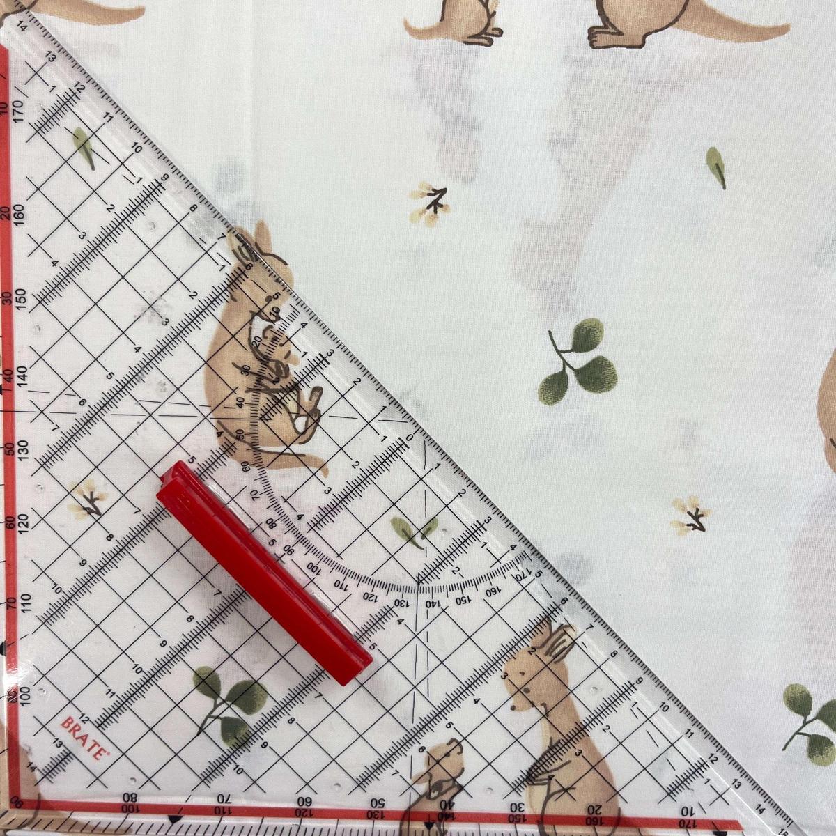 Coupon 100 % Coton 1m x 1m20 - Kangourou - 7,77 €-Boutique MyTissus Marckolsheim Alsace