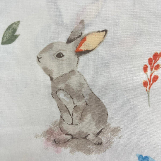 Coupon 100 % Coton 1m x 1m20 - Un Lapin Mignon - 7,77 €-Boutique MyTissus Marckolsheim Alsace