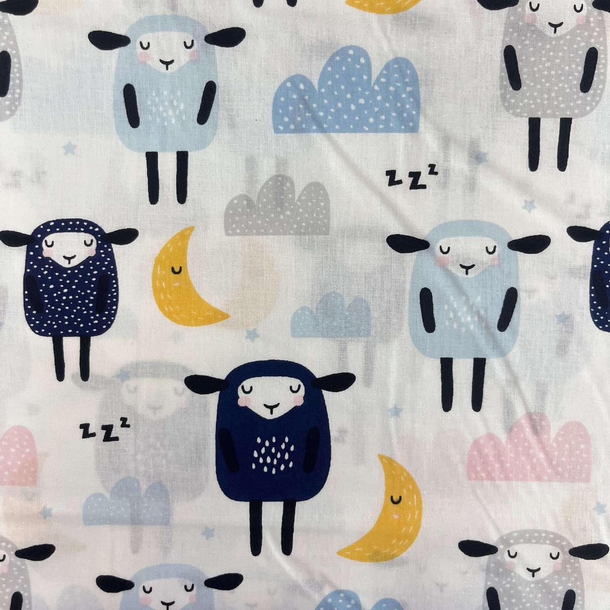 Coupon 100 % Coton 1m x 1m20 - Monsieur Ours - 7,77 €-Boutique MyTissus Marckolsheim Alsace