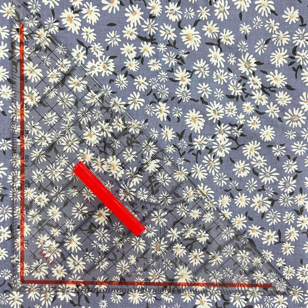 Coupon 100 % Coton 1m x 1m20 - Fleurs Style Liberty Bleu - 7,77 €-Boutique MyTissus Marckolsheim Alsace