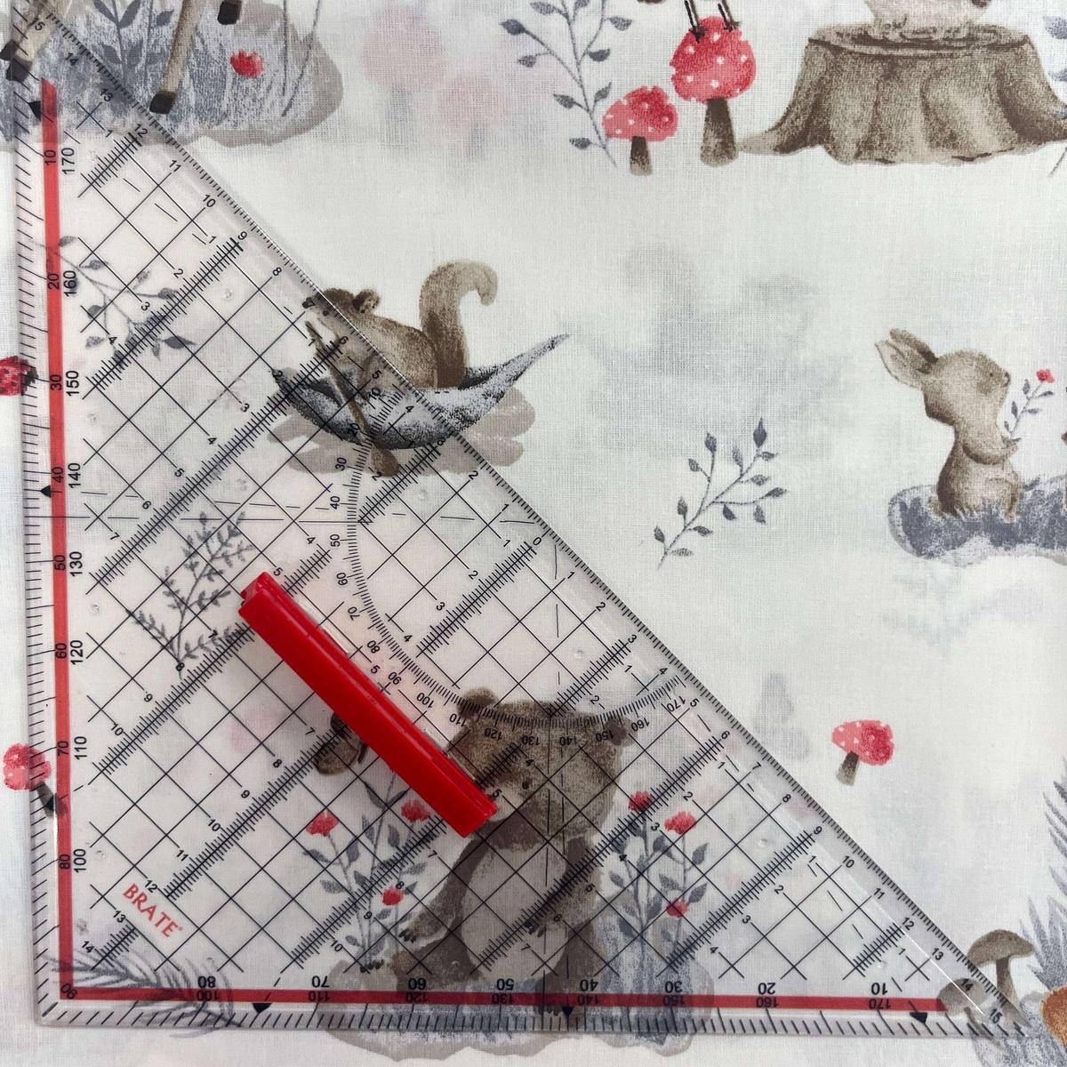 Coupon 100 % Coton 1m x 1m20 - Ours Mignon - 7,77 €-Boutique MyTissus Marckolsheim Alsace