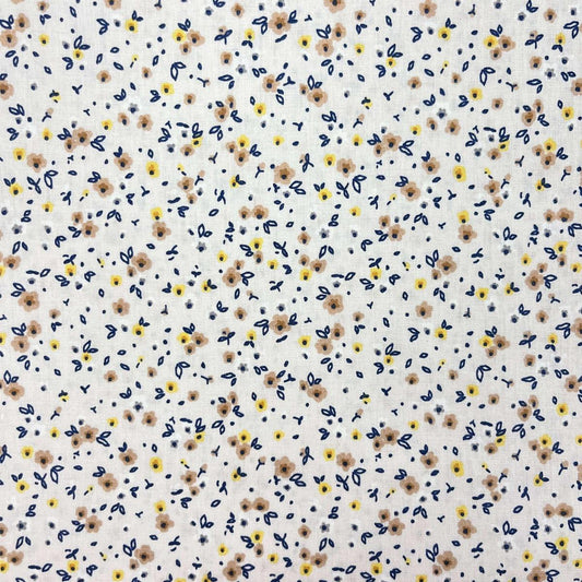 Coupon 100 % Coton 1m x 1m20 - Petites Fleurs Style Liberty - 7,77 €-Boutique MyTissus Marckolsheim Alsace