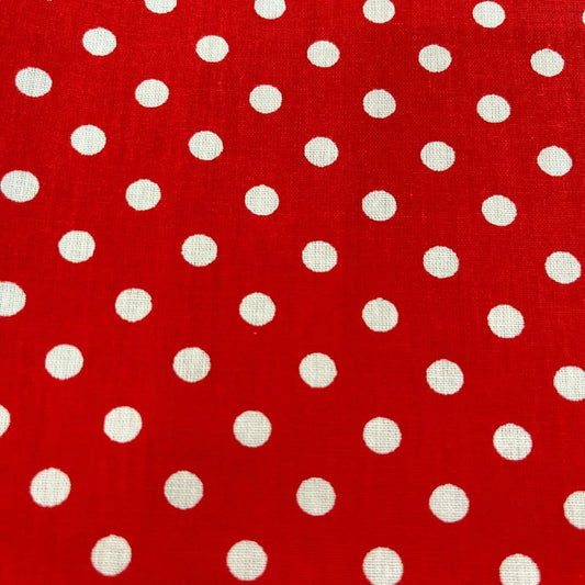 Coupon 100 % Coton 1m x 1m20 - Noël Rouge - 7,77 €-Boutique MyTissus Marckolsheim Alsace
