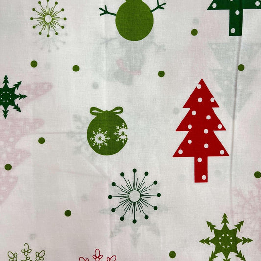 Coupon 100 % Coton 1m x 1m20 - Sapins - 7,77 €-Boutique MyTissus Marckolsheim Alsace