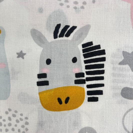 Coupon 100 % Coton 1m x 1m20 - Têtes Animaux - 7,77 €-Boutique MyTissus Marckolsheim Alsace