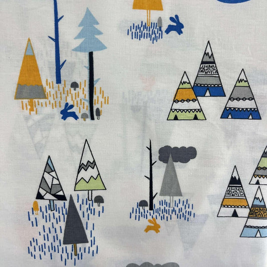 Coupon 100 % Coton 1m x 1m20 - Tipis Colorés - 7,77 €-Boutique MyTissus Marckolsheim Alsace