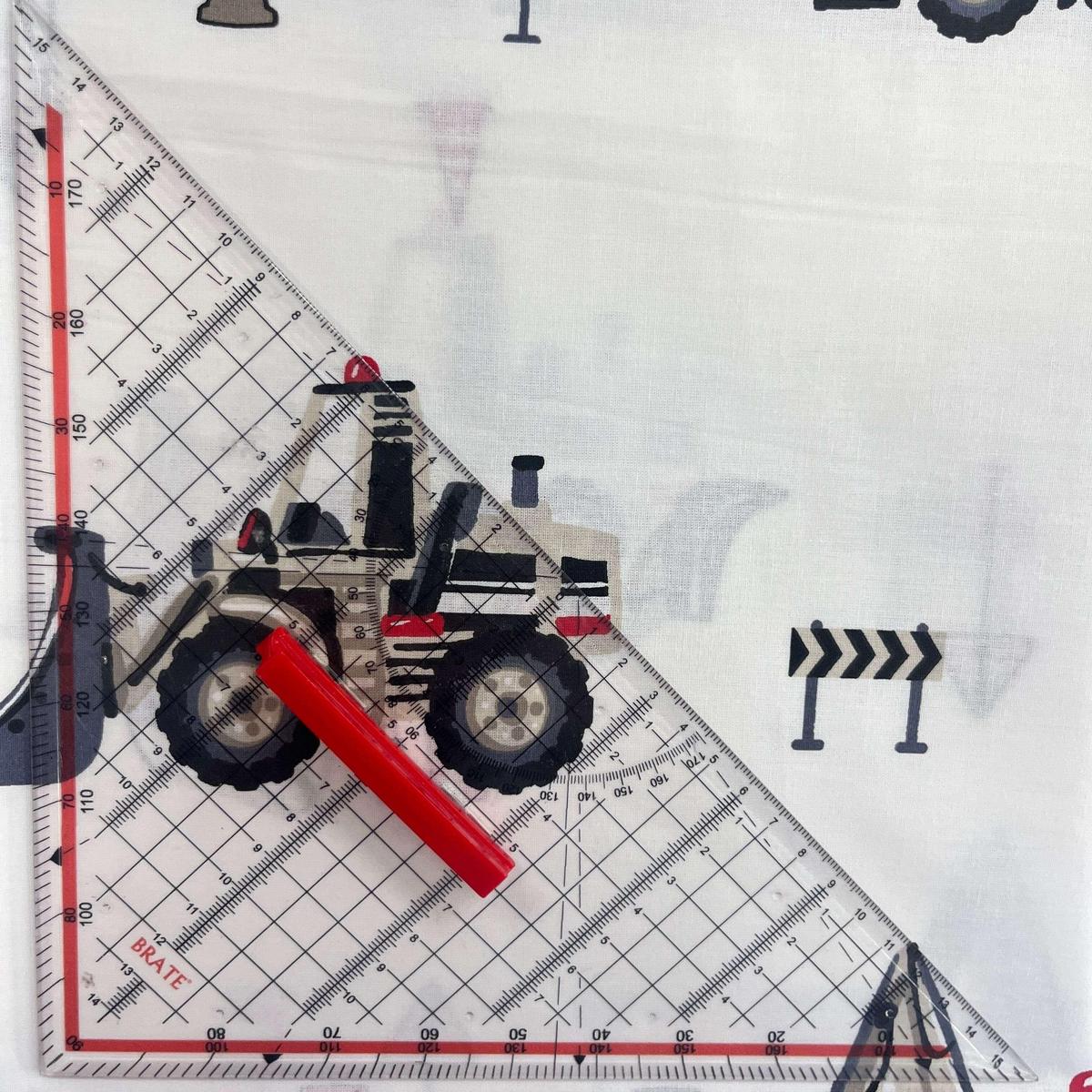 Coupon 100 % Coton 1m x 1m20 - Tracteur - 7,77 €-Boutique MyTissus Marckolsheim Alsace