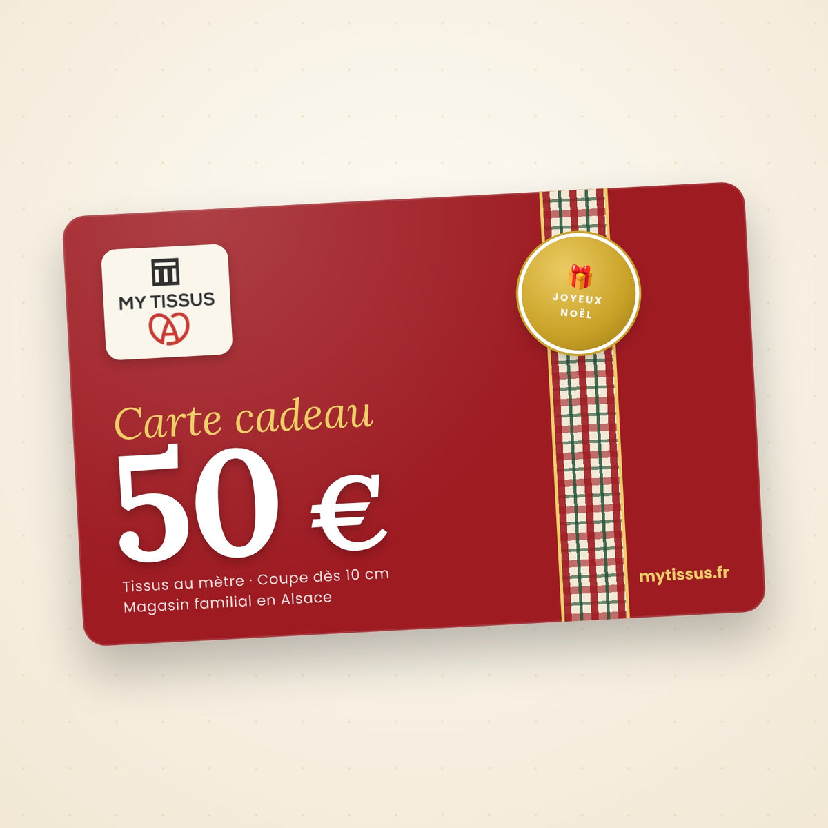 Carte cadeau MyTissus
