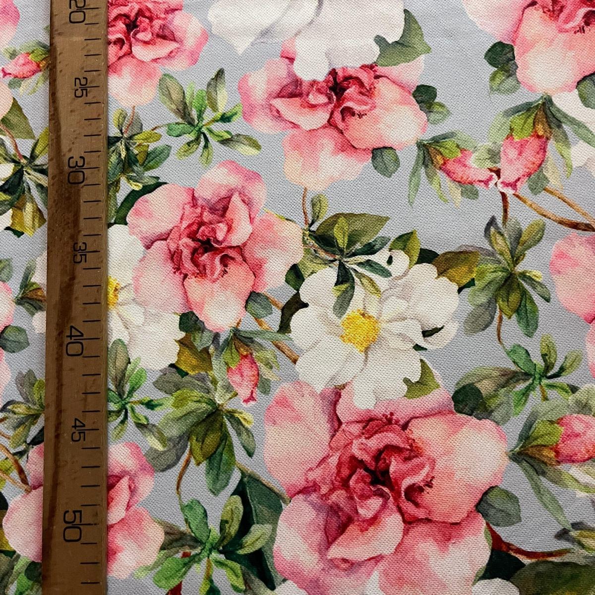 Tissu Impression Numérique - Aquarelle Roses pour Déco et Mode - Boutique MyTissus Marckolsheim Alsace