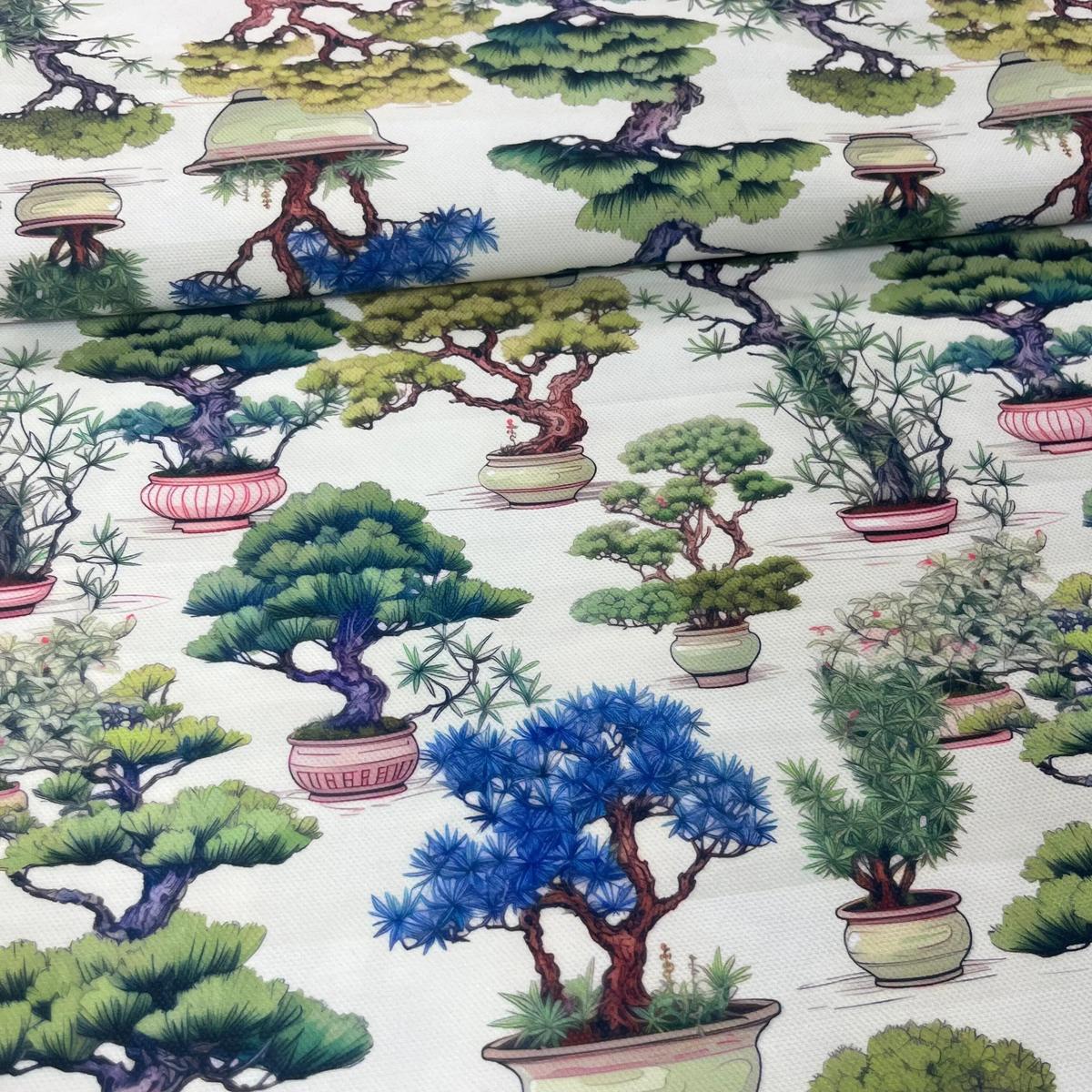 Tissu Impression Numérique - Bonsaï pour Déco et Mode - Boutique MyTissus Marckolsheim Alsace