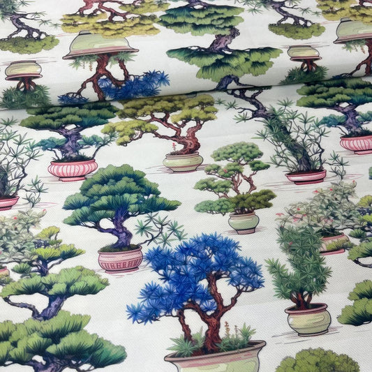 Tissu Impression Numérique - Bonsaï pour Déco et Mode - Boutique MyTissus Marckolsheim Alsace
