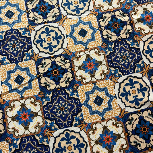 Tissu Impression Numérique - Céramiques pour Déco et Mode - Boutique MyTissus Marckolsheim Alsace