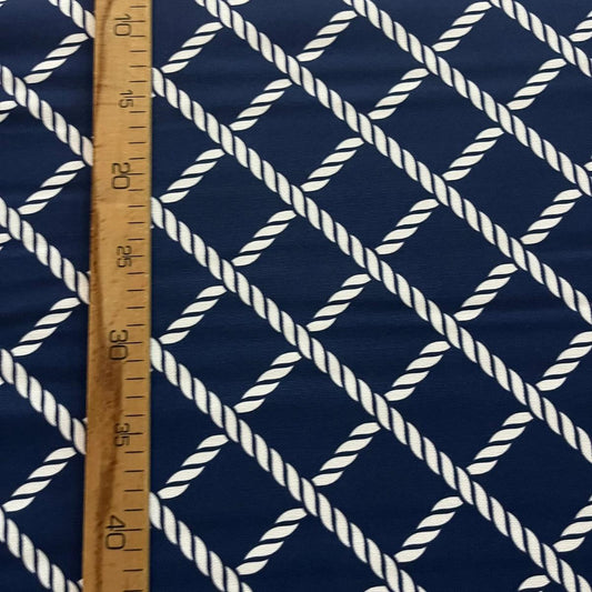 Tissu Impression Numérique - Cordes Marines Alignées pour Déco et Mode - Boutique MyTissus Marckolsheim Alsace