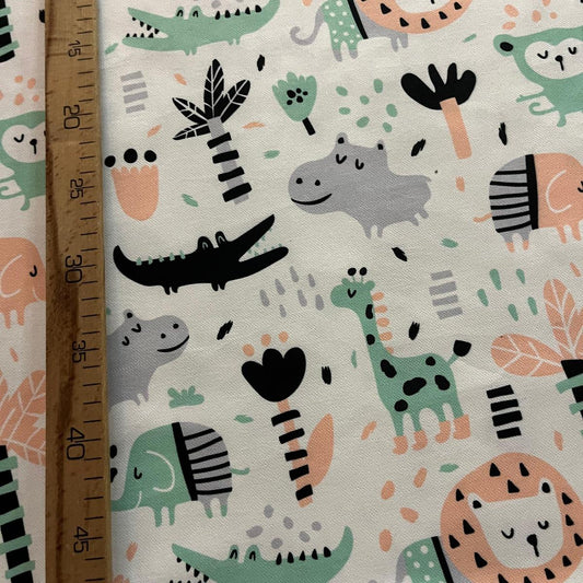 Tissu Impression Numérique - De Drôles d’Animaux pour Déco et Mode - Boutique MyTissus Marckolsheim Alsace