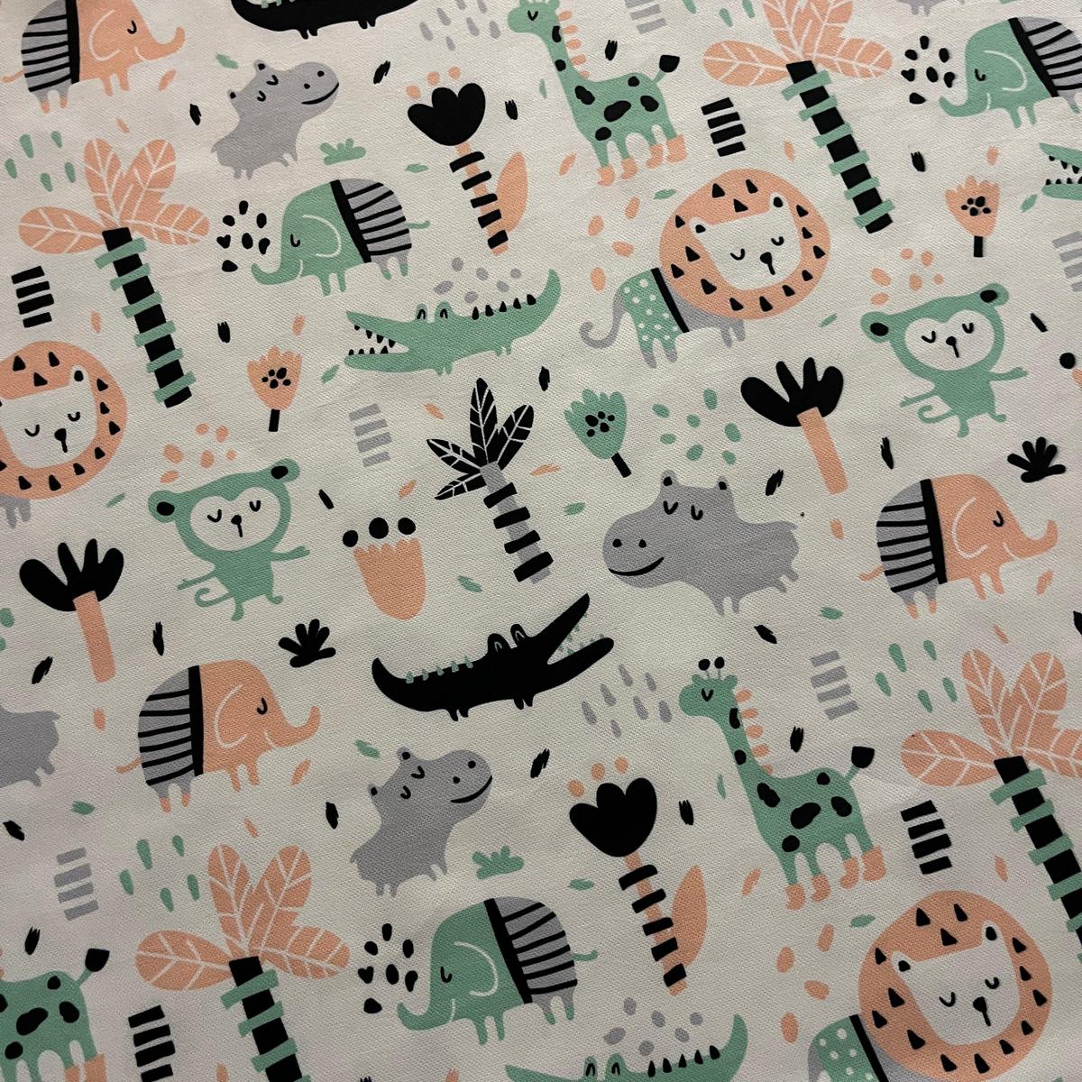 Tissu Impression Numérique - De Drôles d’Animaux pour Déco et Mode - Boutique MyTissus Marckolsheim Alsace