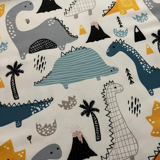 Tissu Impression Numérique - Dinosaures pour Déco et Mode - Boutique MyTissus Marckolsheim Alsace