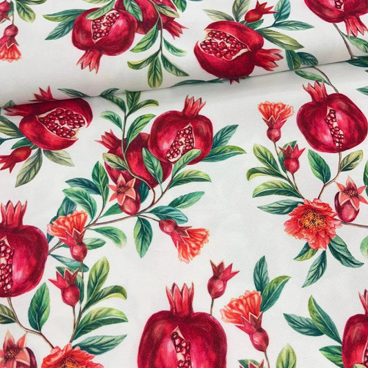 Tissu Impression Numérique - Grenades pour Déco et Mode - Boutique MyTissus Marckolsheim Alsace