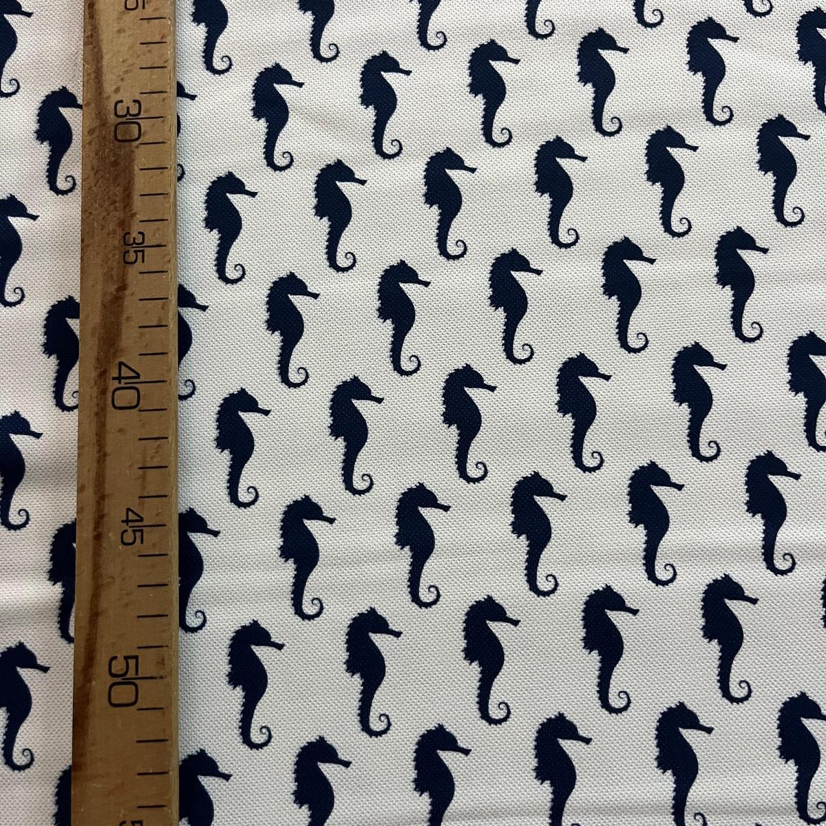 Tissu Impression Numérique - Hippocampe pour Déco et Mode - Boutique MyTissus Marckolsheim Alsace