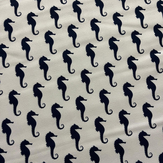 Tissu Impression Numérique - Hippocampe pour Déco et Mode - Boutique MyTissus Marckolsheim Alsace
