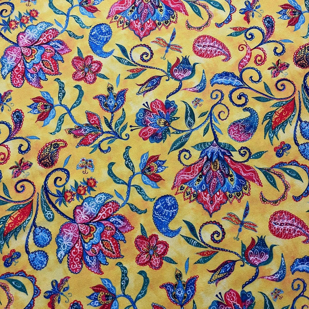 Tissu Impression Numérique - India Style pour Déco et Mode - Boutique MyTissus Marckolsheim Alsace