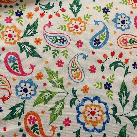 Tissu Impression Numérique - Jardin Secret pour Déco et Mode - Boutique MyTissus Marckolsheim Alsace